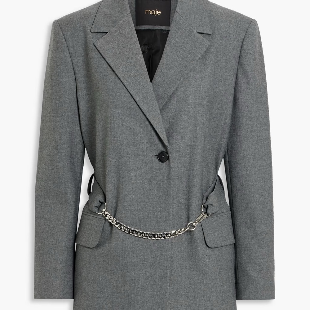Maje
Belted twill blazer